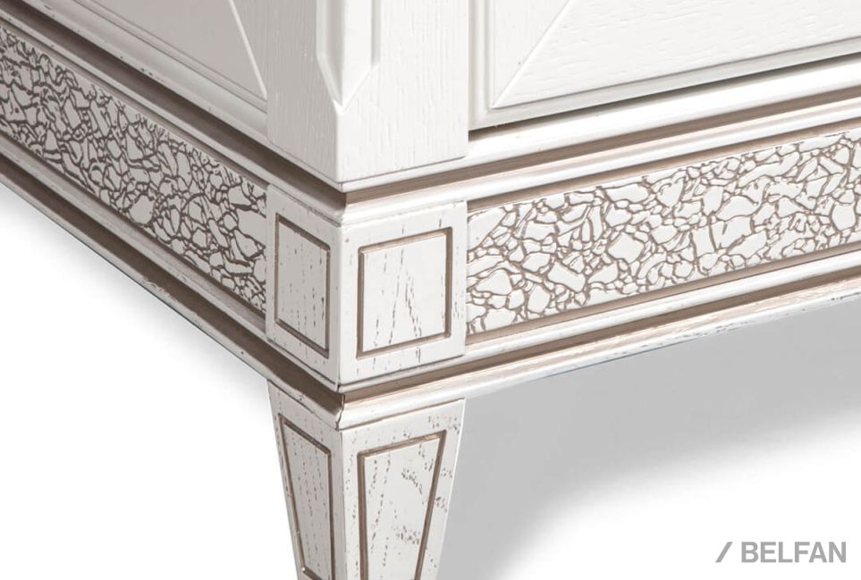 Шкаф для одежды 3-х дв. "Сиена" массив и шпон дуба, МДФ 3