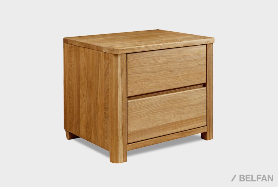 Тумба прикроватная "Норд" массив дуба 1
