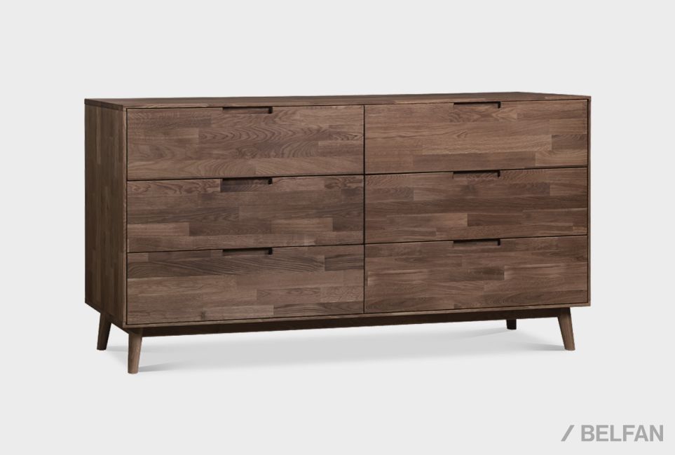 Комод "Ирвинг" 4 массив дуба 1