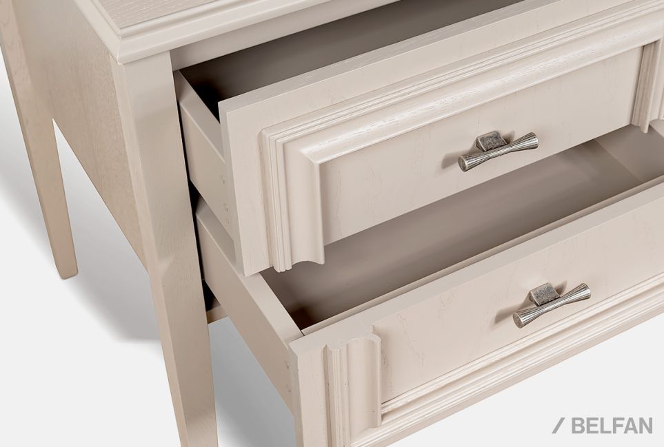 Стол письменный "Сакраменто" (1 тумба слева) массив и шпон дуба, МДФ 3