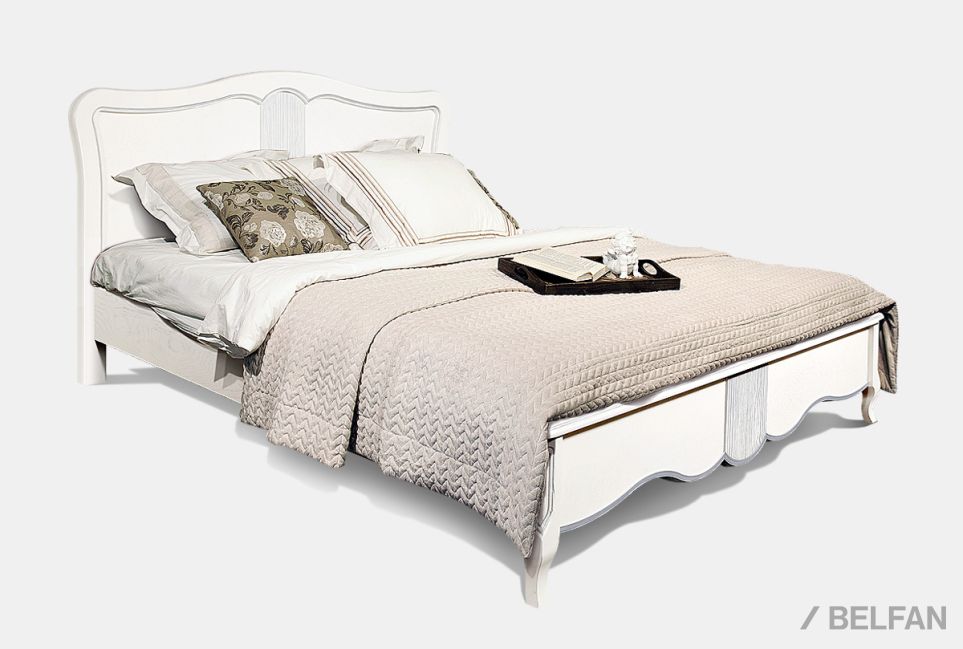 Кровать "Катрин" (низкое изножье) массив дуба 1