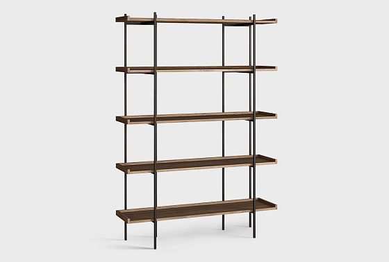 Стеллаж открытый "Cube Design" 5 массив дуба 3