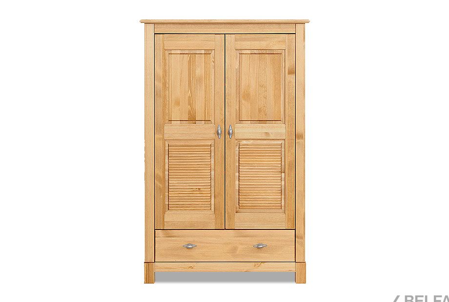 Шкаф для одежды 2-х дв. "Рауна" 21 массив сосны 1