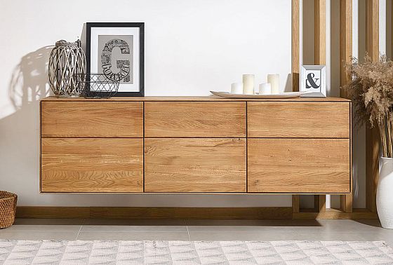 Тумба навесная "Гринвуд" 3 массив дуба 18