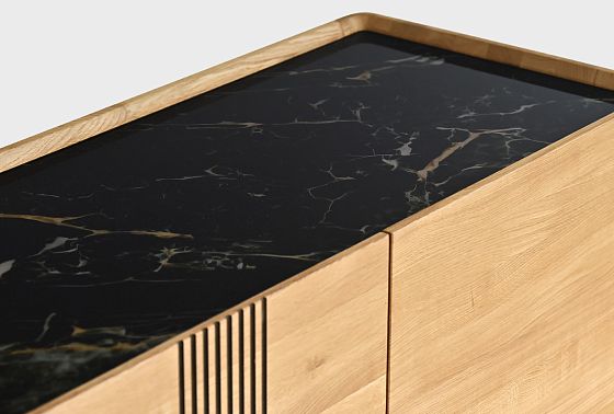 Тумба "Бергамо" 3 (с ящиками) массив дуба 13