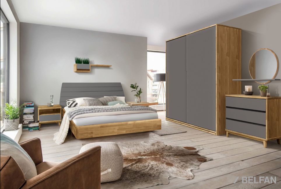 Комод "Уоллстрит" 3 массив дуба, МДФ 4