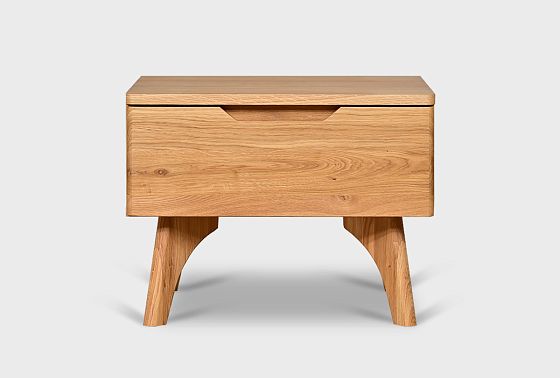 Тумба прикроватная "Элва" B-1 массив и шпон дуба 12