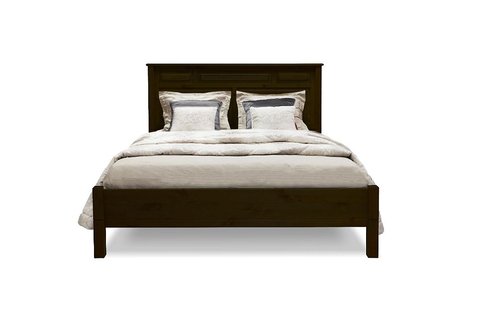 Кровать "Рауна" 180Б; без основания, без матраса; (1800x2000); белый воск