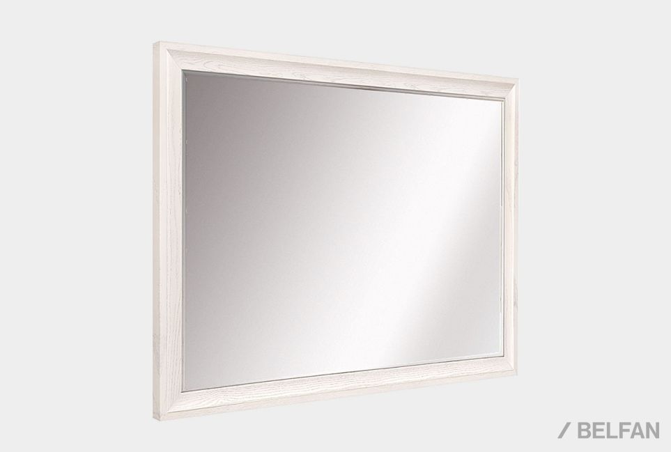 Зеркало "Соната" (без декора) прямоугольное массив и шпон дуба 1