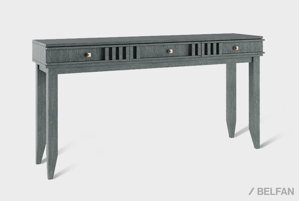 Стол туалетный "Чикаго" (широкий) массив и шпон дуба 1