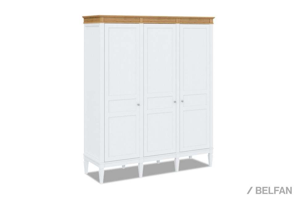 Шкаф для одежды 3-х дверный "Ольса" 03 массив сосны 1