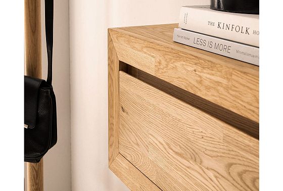 Тумба навесная "Арт" массив дуба 9