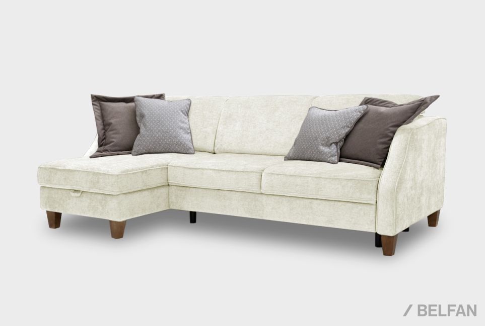 "Габриса" диван с оттоманкой массив бука 1