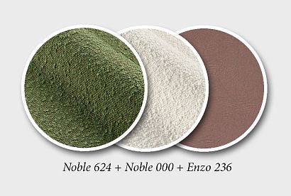 "Ферре" диван 3-х местный; нераскл.; 32; Noble 624+Noble 000+Enzo 236 (гр. 3/СМ)