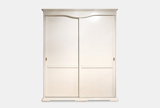 Шкаф-купе для одежды "Лика" 2-х дв. узкий массив и шпон дуба 4