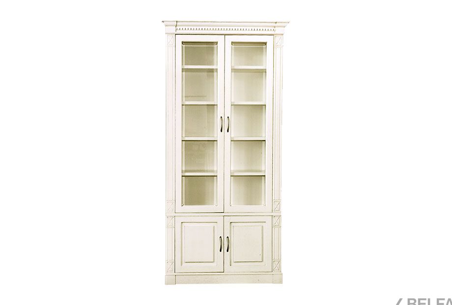 Набор мебели для библиотеки "Верди Люкс 3" массив и шпон дуба 1