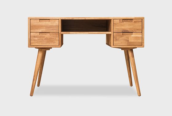 Стол письменный "Ирвинг" (2 тумбы) массив дуба 12