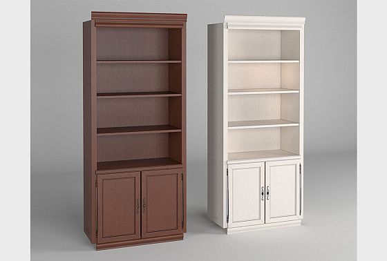 Стеллаж с распашными дверцами "Тэфи" массив и шпон дуба 3