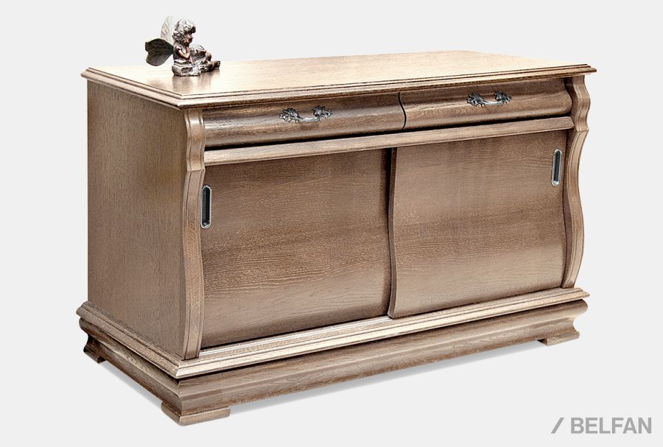 Тумба "Тэфи" 08 массив и шпон дуба 1