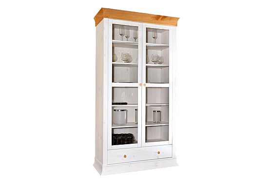 Шкаф "Бостон-21G" массив сосны 2