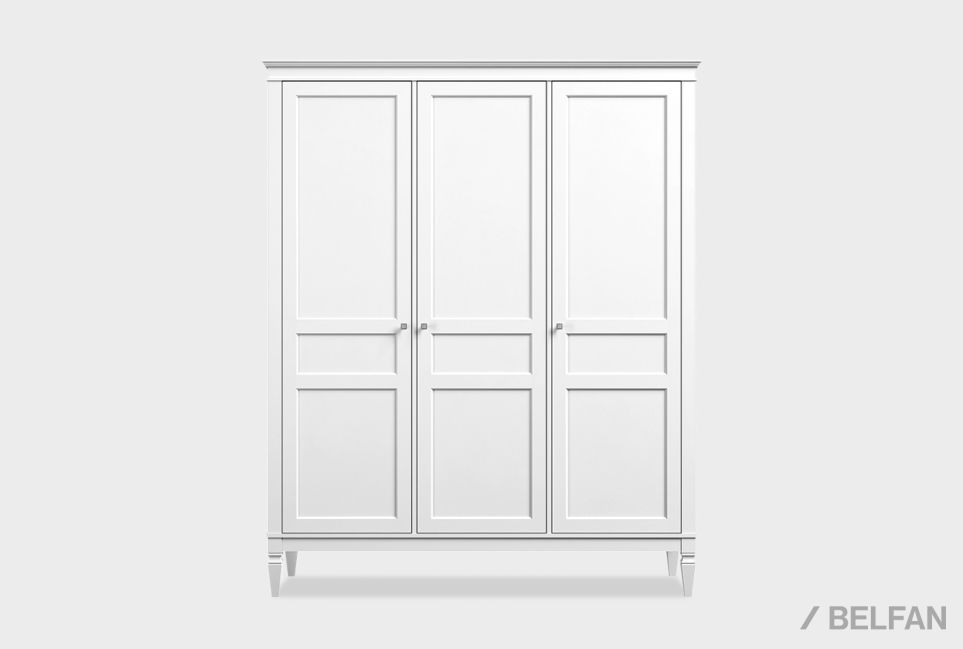 Шкаф для одежды 3-х дверный "Ольса-С" 30 массив сосны 3