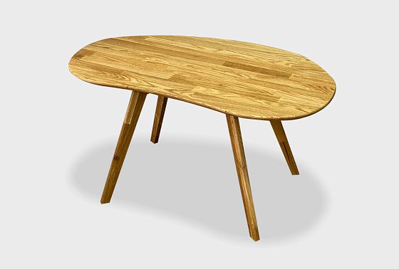 Стол журнальный "Арт" овальный 267 массив дуба 2