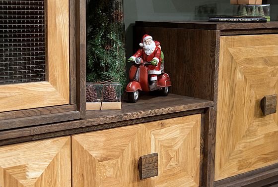 Модуль настенный "Cube Design" 1 массив и шпон дуба 6