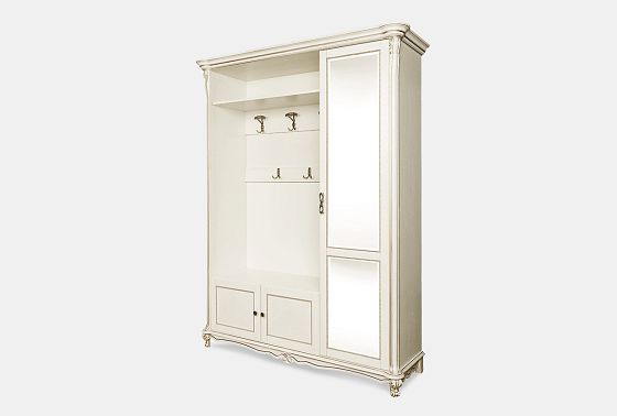 Шкаф комбинированный "Алези 1з" массив и шпон дуба 3