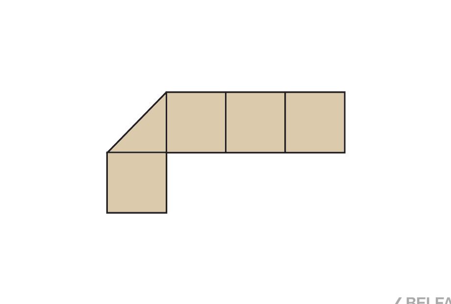 "Рафаэль" диван 4-х местный угловой 3