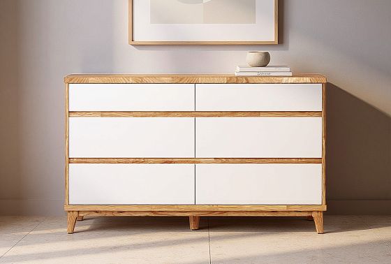 Комод "Уоллстрит" 6 массив дуба, МДФ 4