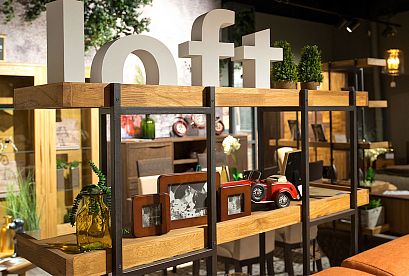 Стеллаж открытый "Cube Design" 4; *КМ-009.204; бейц-масло