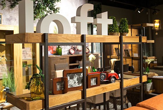 Стеллаж открытый "Cube Design" 4 массив дуба 8