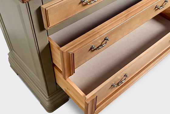 Комод "Оливия" массив и шпон ольхи 13