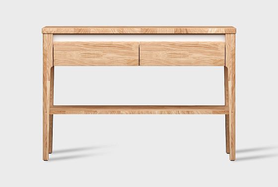 Стол-консоль "Уоллстрит" массив дуба, МДФ 3