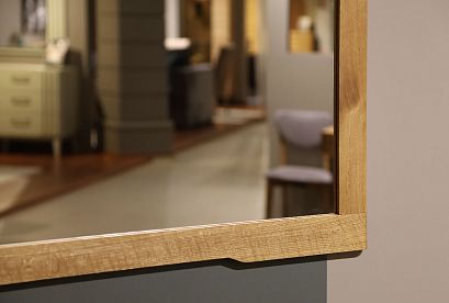 Зеркало "Элва"; *ВМФ-1580; бейц-масло