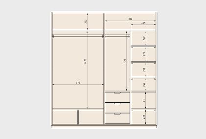 Шкаф-купе "Ирвинг Дизайн"