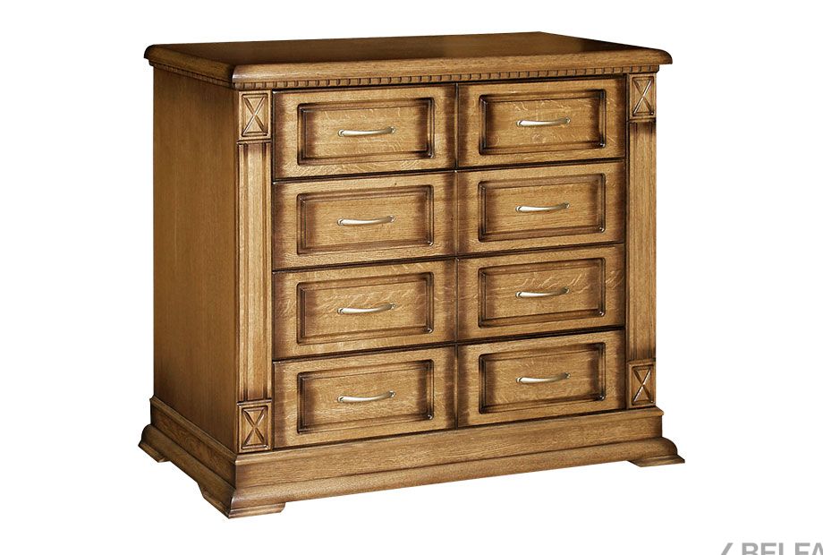 Комод "Верди Люкс" массив и шпон дуба 1