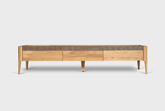 Тумба под ТВ "Бергамо" 170 массив дуба 10