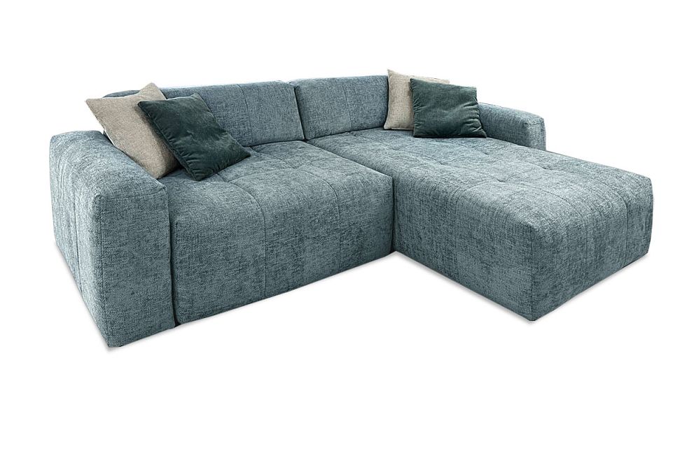 "Apollo" диван с оттоманкой S; нераскл.; 8L+1R; левый; начальная группа ткани