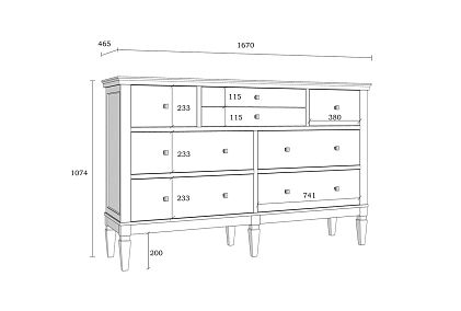 Комод "Ольса" 224