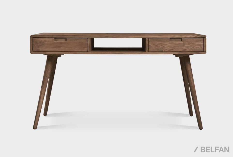 Стол письменный "Ирвинг" (2 ящика) массив дуба 2