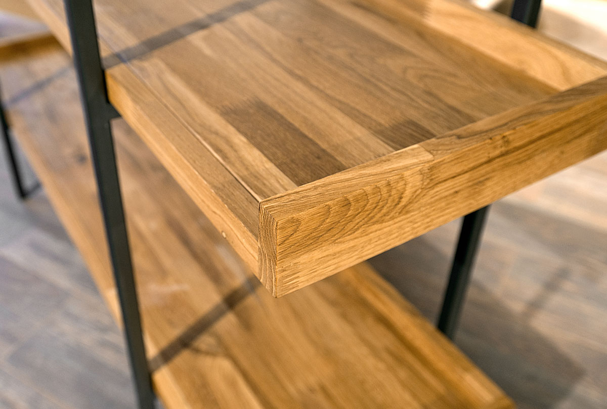 Стеллаж открытый "Cube Design" 3 массив дуба 3