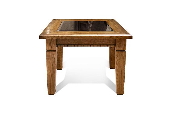 Стол журнальный "Верди Люкс 4" массив и шпон дуба 2