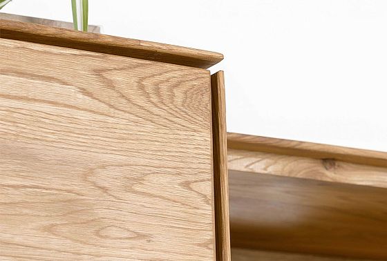 Шкаф навесной "Гринвуд" (правый) массив дуба 17