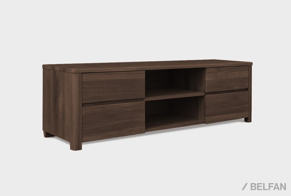 Тумба под ТВ "Норд" массив дуба 1