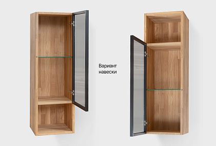 Шкаф настенный "Этна" стекло (правый)