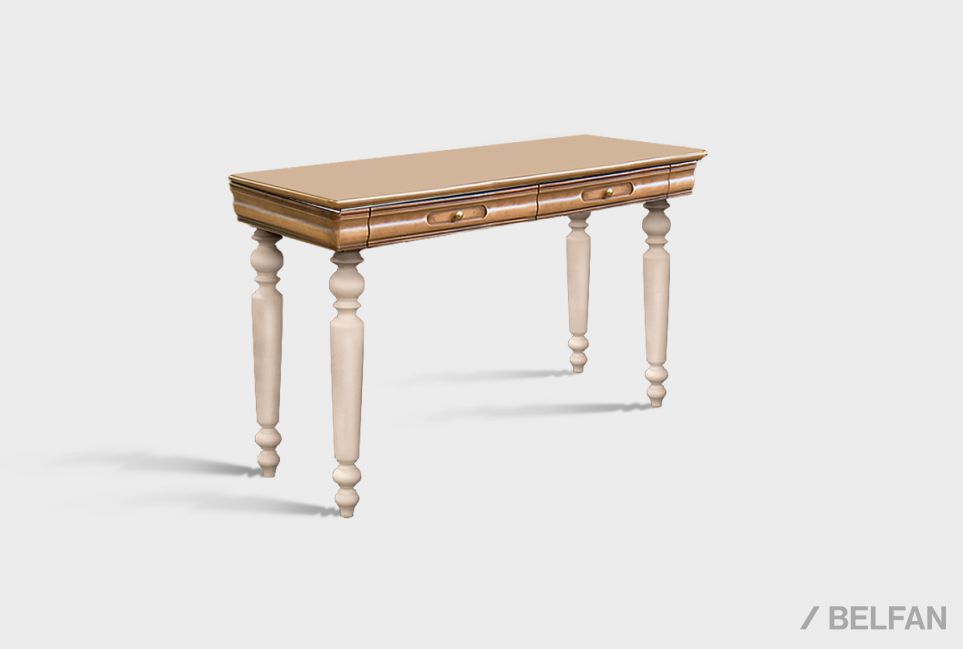 Стол туалетный "Оливия" массив и шпон ольхи 1