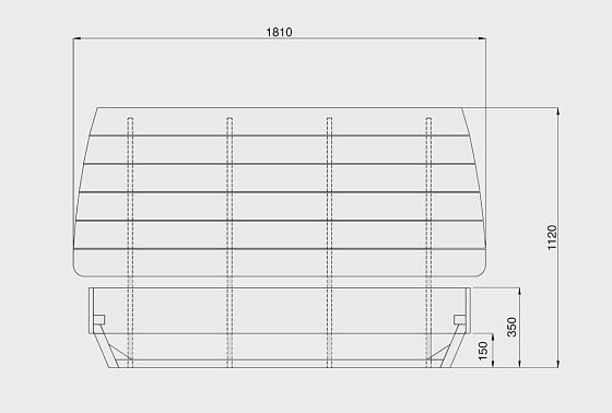 Кровать "Уоллстрит" массив дуба 4