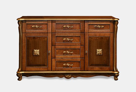 Тумба "Алези 3 Люкс" массив и шпон дуба 3