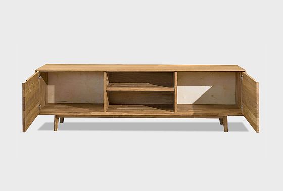 Тумба под ТВ "Ирвинг" массив дуба 15